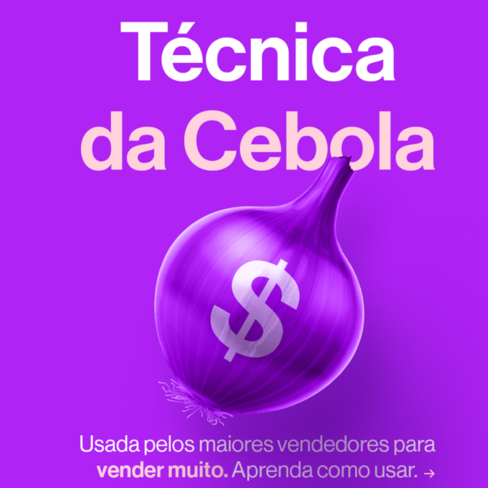 técnica da cebola para vender mais em loja online